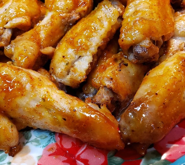 Honey Mustard Party Wings in the Instant Pot