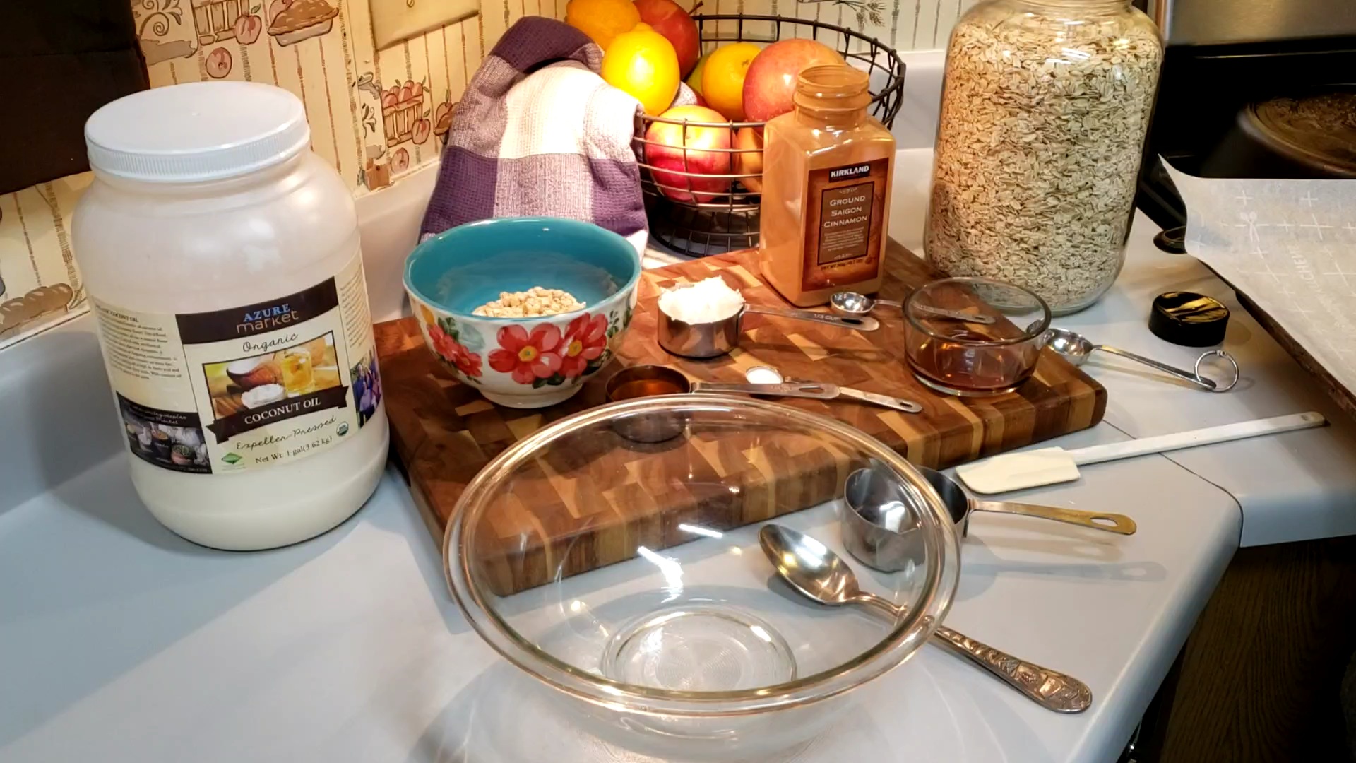 Homemade Granola Ingredients